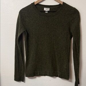 J. Crew Forest Green Teddie Sweater